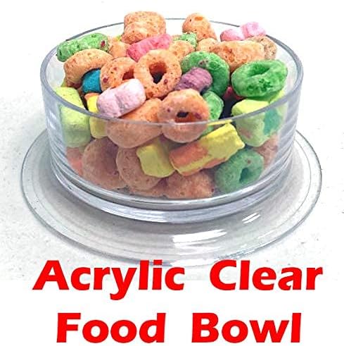 X-Large Acrylic 2-Levels Hamsters Mice Gerbils Deluxe Palace House Habitat Home with Large Running Wheel Water Bottle Tower Food Bowl Hide House Deep Base Ground Expansion Outlets