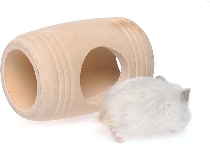 Litewoo Hamster Hideout Chewable Toys Wooden Accessories—— Tunnel