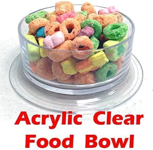 Large Deluxe 2-Tiers Acrylic Dwarf Hamster Home Mouse Gerbil Reptiles Palace Rat Habitat Cage Running Wheel Water Bottle Food Bowl Expandable Outlet