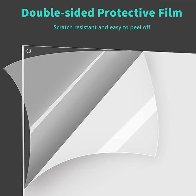 Oncpcare 6 Pack Rabbit Urine Guard for Cage, 10'' x 8.2'' Pet Liner Protection Splash Guard Guinea Pig Pee Shield Habitat Siding Small Animal Cage Accessories - Keep Litter in The Pen