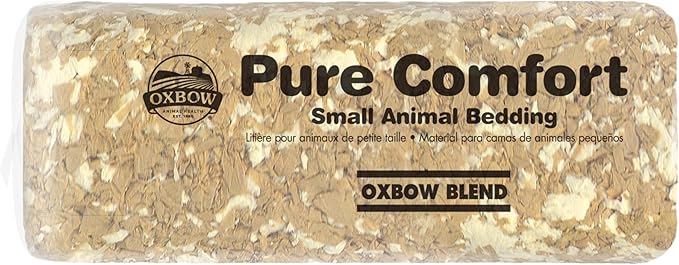 Oxbow Animal Health Pure Comfort Bedding, Blend, Rabbit, Hamster, & Guinea Pig Bedding, Bunny Supplies for Litter Box, Pet Safe, 99.9% Dust Free, 178 Liter Bag