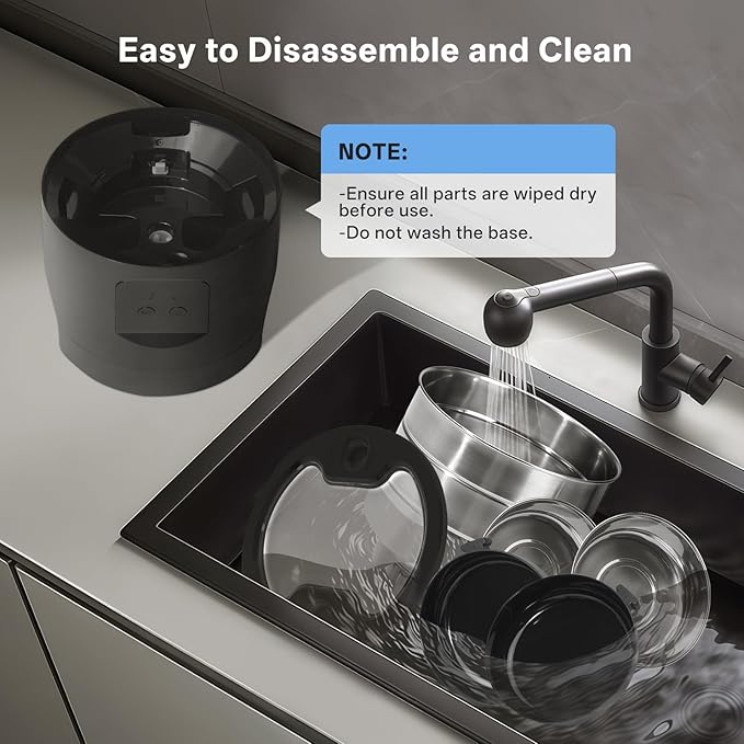 Automatic Cat Feeder for 2 Cats,4.5L Dual Power Double Bowls Feeder,Dry Food Auto Pet Dispenser