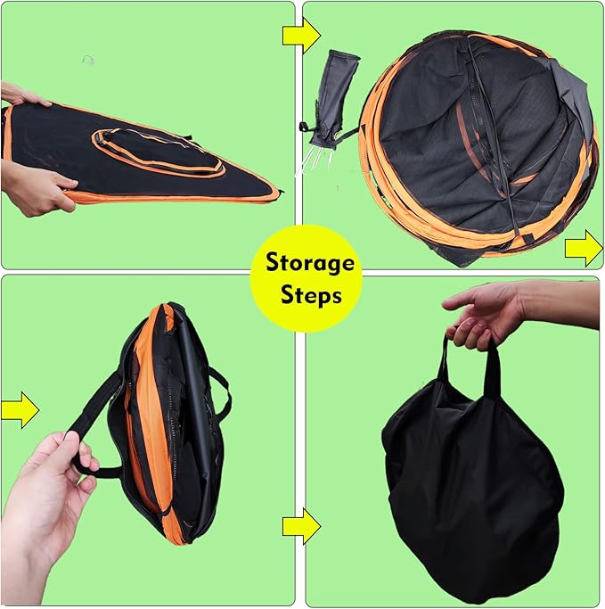 Portable Cat Small Animals Playpen DIY Outdoor Enclosures Freely Combinable 2in1 4in1 6in1 Pop Up Pet Play Tent Tunnel Cube House for Cat Puppy Rabbit (6 in 1)