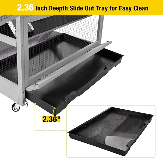 Deluxe Chinchilla Cage Critter Nation, Homes for Pets Small Animal Cage for Adult Rats, Rolling Ferret Habitat Indoor-4 Levels