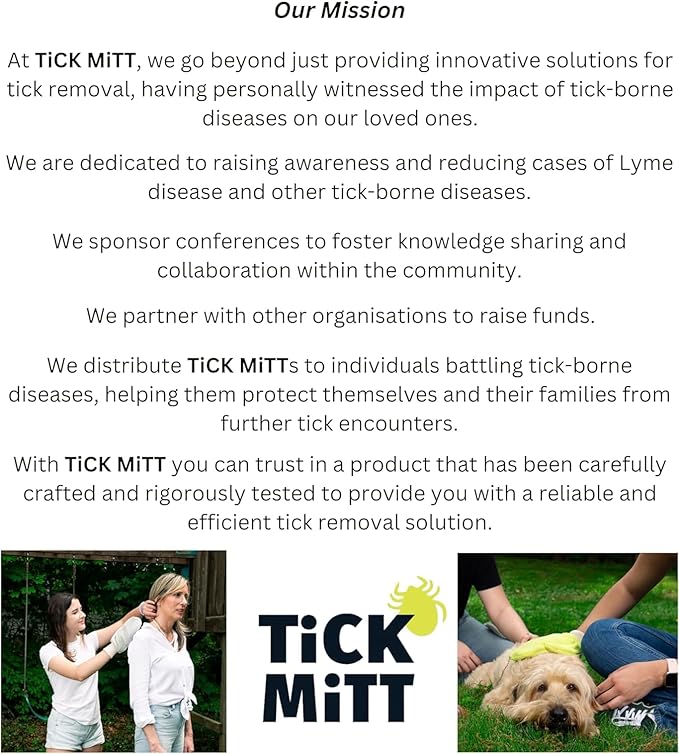 Pink Tick Removal Glove for Pets & People: Gently Remove Ticks with Ease - Chemical-Free, Durable, Portable Tick Management Tool for Outdoor Adventures & Everyday Use