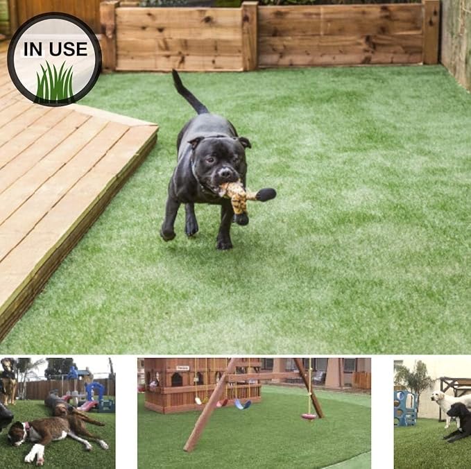 (40 Pounds) PET Safe - Wonderfill Artificial Turf Infill Natural Green Infill Sand (Absorbs Moisture, Helps Mildew & Odor Gives A Realistic Feel to Synthetic Grass) (Wonderfill Green)
