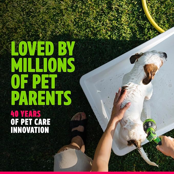 TropiClean Deodorizing Dog Shampoo, Powerful Odor Control, Long-Lasting Raspberry Lime Scent, Puppy Safe, Made in The USA, Cat Friendly, 20oz.