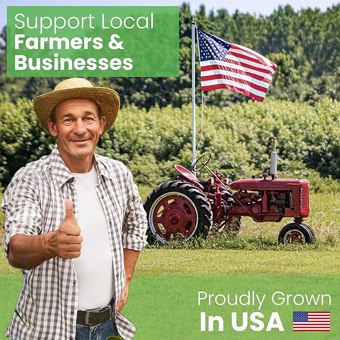 Hemp Animal Bedding 10 Lbs = 51 Liters of Natural Ground Hurds - Super Absorbent- DUST Free- for Your Horse, Chicken, Rabbit, Reptile, Hamster, Cage Coop or CAT Litter - USA Grown - Carbon Negative