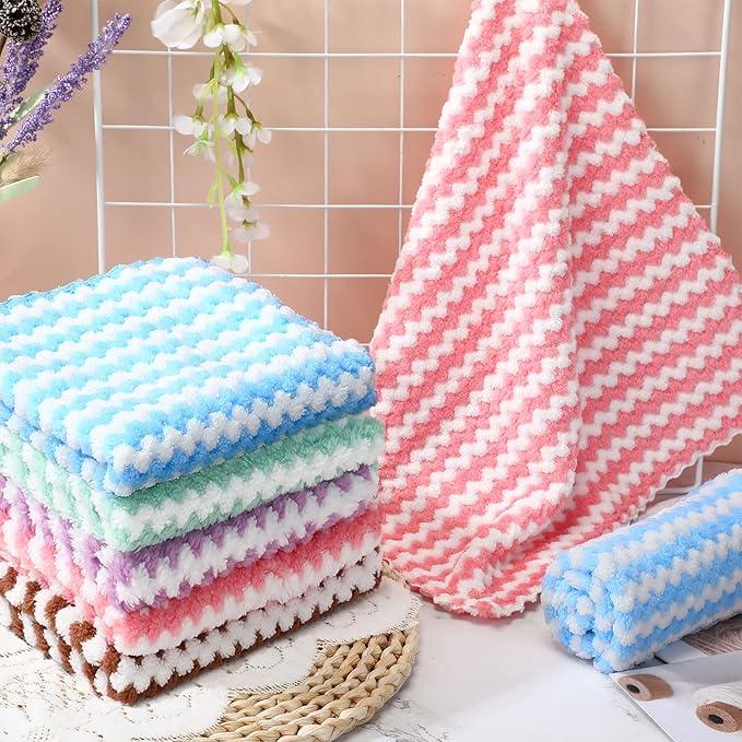 Moukeren 20Pcs Guinea Pig Fleece Bedding Blankets Bulk Washable Small Animal Fleece Cage Liners Pet Wash Cloth Sleeping Mat Cover for Hamster Chinchilla Rabbit Hedgehog(Multicolor, 12 x 12 Inch)