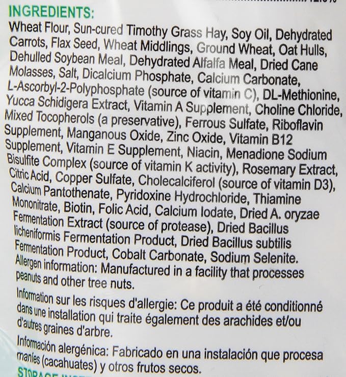 Kaytee Timothy Biscuits Baked Treat for Pet Guinea Pigs, Rabbits & Other Small Animals, Carrot, 4 oz (Pack of 2)