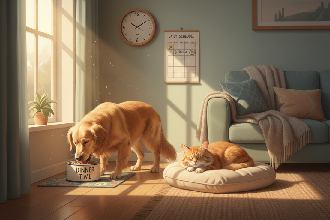 How Daily Routines Help Pets Feel Safe and Calm