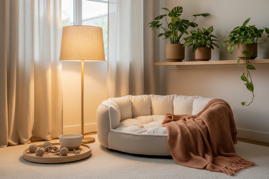 How to Create a Calm & Cozy Space for Your Pet at Home