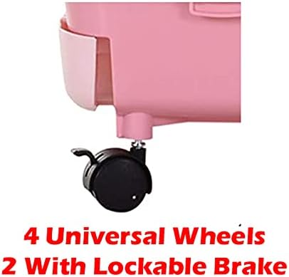 Pink XLarge 2-Level Indoor/Outdoor Small Animal Rabbit Habitat Cage Guinea Pig Hedgehog Ferret Chinchilla with Solid Platform & Ramp Large Access Doors