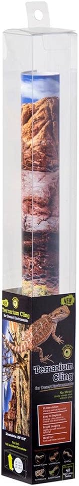 (05422 Desert Terrarium Cling, 40 Gallon, Multi-Colored