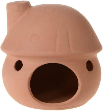 Aquarium Ceramic Mushroom House Decorations, Natural Fish Tank Landscape Frog House for Cichlid Betta Fish Goldfishes Tank Landscape Decoration