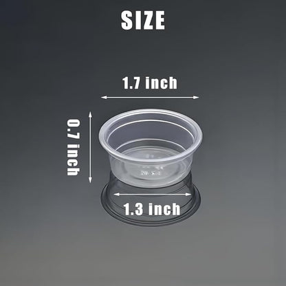 100PCS 0.5oz Crested Gecko Food Dish Cups