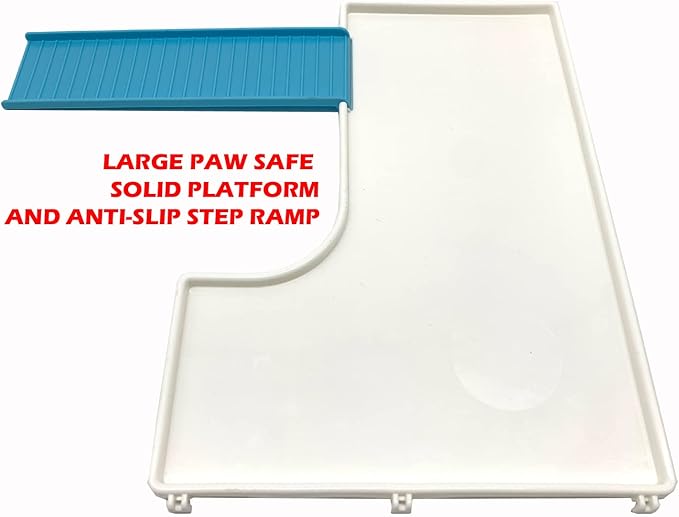 Large Deluxe 3-Tiers Hamster Gerbil Mouse Mice Habitat House Critters Cage with Complete Set of Accessories Expandable and Customizable