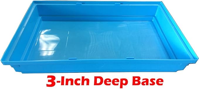 5-Level Large Crossover Twin Towner Tube Tunnel Habitat Hamster Rodent Gerbil Mouse Mice Rat Cage (Blue)