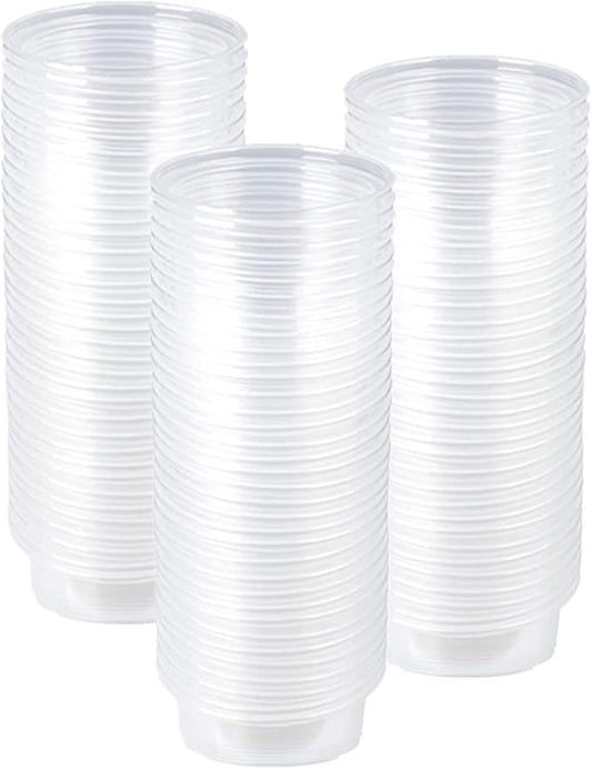 100Pcs Crested Gecko Food Dish, 0.5oz Plastic Reptile Feeding Cups