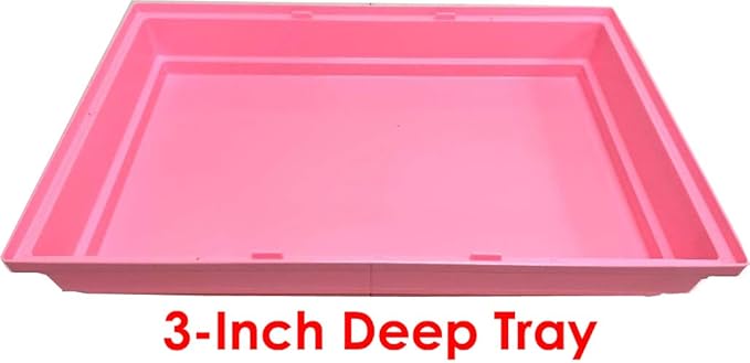 Pink Large Twin Tower 5-Floor Habitat Hamster Mansion Rodent Gerbils Mouse Mice Small Animal Home Cage with Top Crossing Tube Tunnel Expandable and Customizable