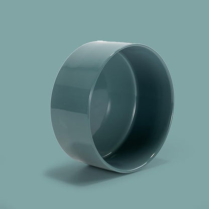 SPUNKYJUNKY 60OZ Ceramic Dog and Cat Bowl, Modern Cute Weighted Food Water Bowl for Replacement Light Green (2 Pack)