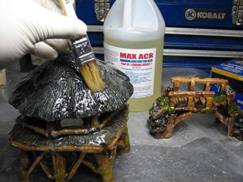 Aquarium Safe Epoxy Resin - MAX ACR A/B for Coating Casting Strong Glue Fiberglassing Resin, for Making Plywood Aquarium & Terrarium, Concrete Coating & Sealant for Koi Ponds, Fresh Or Saltwater Use