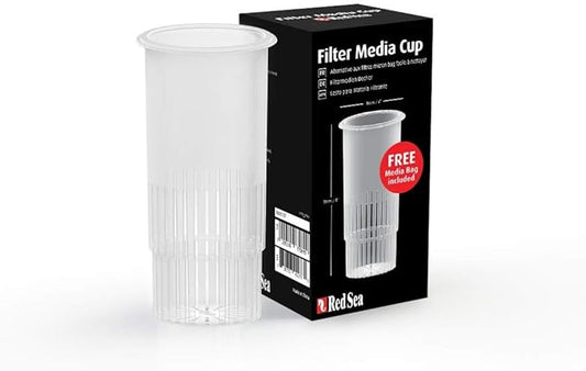 Red Sea Reefer Filter Media Cup - 4" Durable Aquarium Filter Sock Replacement - Easy Maintenance for Saltwater & Reef Tanks