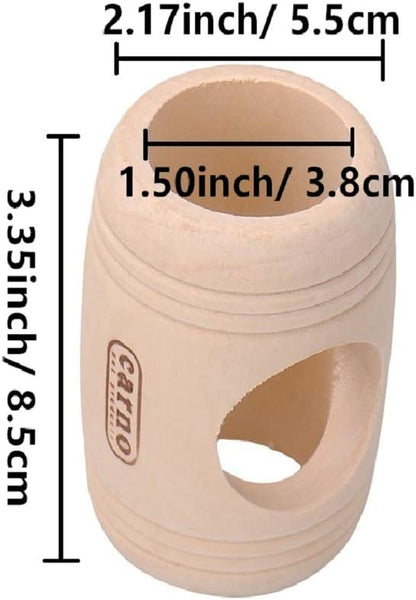 Litewoo Hamster Hideout Chewable Toys Wooden Accessories—— Tunnel