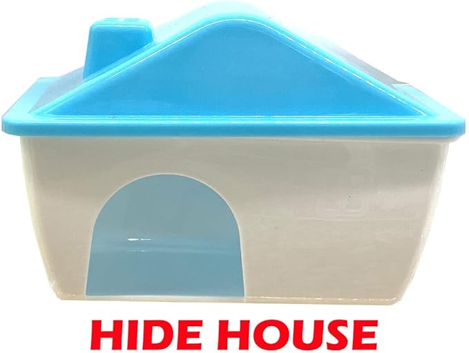 Extra Large 23" Multi-Floors Hamster Mansion Mouse Habitat Gerbil Home Rat House Small Animal Critter Expandable and Customizable Cage with Hide House Running Wheels Food Dish Water Bottle Deep Base