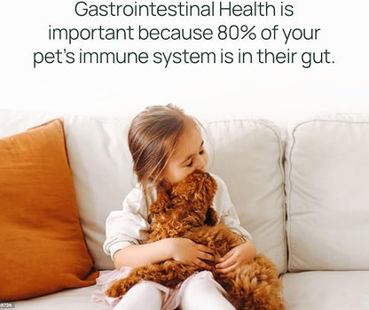 pawTree Gastro Pro Plus® for Dogs and Cats - Probiotics, Prebiotics and Digestive Enzymes - for Sensitive Stomach, Digestive Issues, Loose Stool, and Bad Gas (30 ct)