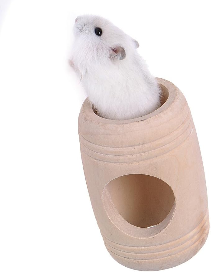Litewoo Hamster Hideout Chewable Toys Wooden Accessories—— Tunnel