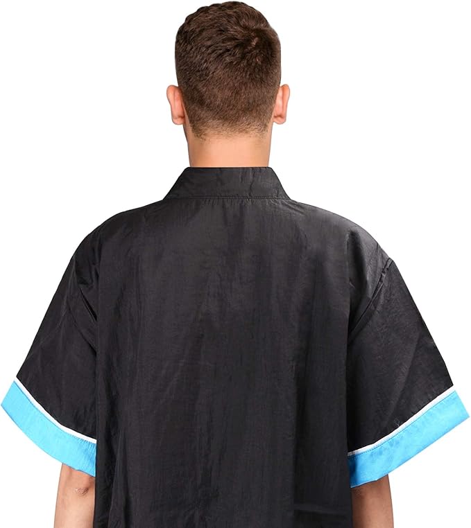 Noverlife Pet Grooming Jacket with Zipper, XL Size, Lightweight Hair Repellent Shirt Style Pet Groomer Smock for Dog Cat Grooming, Hair Salon Barber Hairdresser Work Clothes