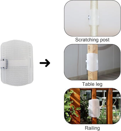 PEEKAB Cat Scratching Post 33 Inches Tall Large Sisal Scratch Posts with Track Ball Toys for Indoor Cats and Kittens,Vertical Scratcher Toy Beige