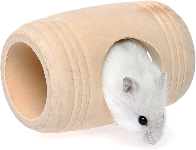 Litewoo Hamster Hideout Chewable Toys Wooden Accessories—— Tunnel