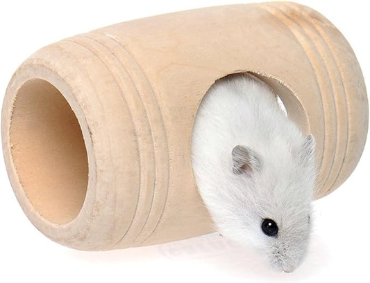 Litewoo Hamster Hideout Chewable Toys Wooden Accessories—— Tunnel