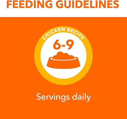 IAMS Perfect Portions Healthy Kitten Grain Free Wet Cat Food Cuts in Gravy, Chicken Recipe, 2.6 oz. Easy Peel Twin-Pack Trays (24 Count, 48 Servings)