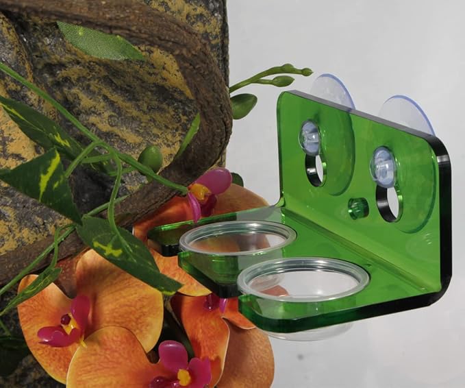 100Pcs Crested Gecko Food Dish, 0.5oz Plastic Reptile Feeding Cups