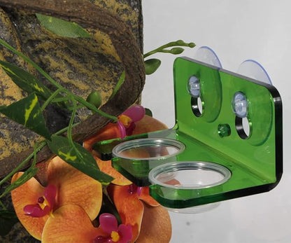 100Pcs Crested Gecko Food Dish, 0.5oz Plastic Reptile Feeding Cups