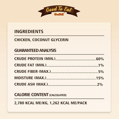 Gootoe Soft Chicken Knots 1 lb, Dog Treats, All Natural, Grain-Free, High-Protein, Healthy & Easily Digestible, Soft Texture, Resealable