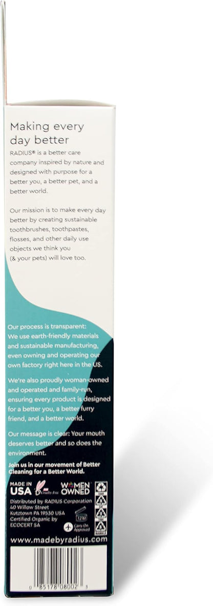 RADIUS Canine Oral Care Kit, Includes 1 Pet Toothbrush, 1 Critter Case, and 0.8 oz Canine Pet Toothpaste, Firm Bristle & Non Toxic Toothpaste for Dogs