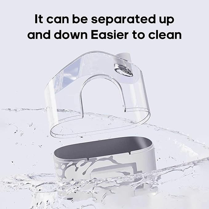 Hamster Sand Bath Container Box Large Space Hamster Bathtub Digging Sand Container for Pygmy Hamsters, Chinchilla, Rats, Mice, Gerbils, Other Small Animal (White)