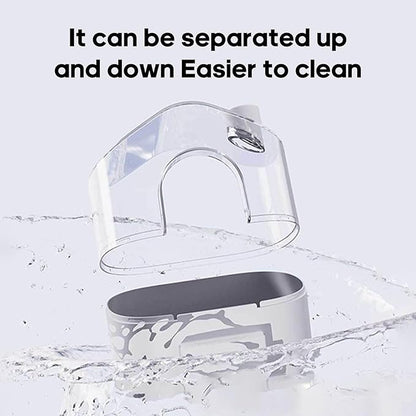 Hamster Sand Bath Container Box Large Space Hamster Bathtub Digging Sand Container for Pygmy Hamsters, Chinchilla, Rats, Mice, Gerbils, Other Small Animal (White)