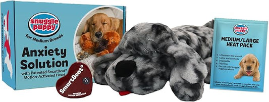 Original Snuggle Puppy Toys - Heartbeat Puppy for Dogs - Pet Anxiety Relief and Calming Aid - Comfort Dog Toys for Behavioral Training