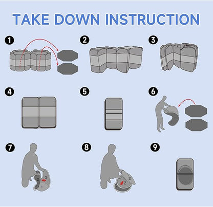 Small Animals Playpen Pop up Small Pet Cage Enclosure Hutch Tent Chick Run Brooder Box Coop Foldable Kennel for Kitten Ferret Puppy Guinea Pig Rabbit Hamster Chinchillas(No Divider, Unified Space)