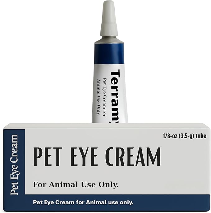 Pet Eye Cream for Cats, Dogs and All Pets 1/8oz - 3.5g Tube