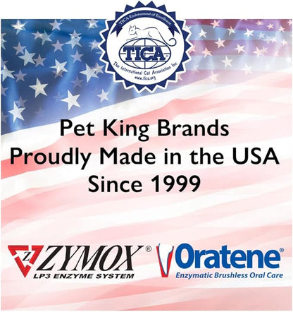 PET King Brands Zymox Oratene Water Additive Enzymatic Brushless Oral Care, 4 Ounces