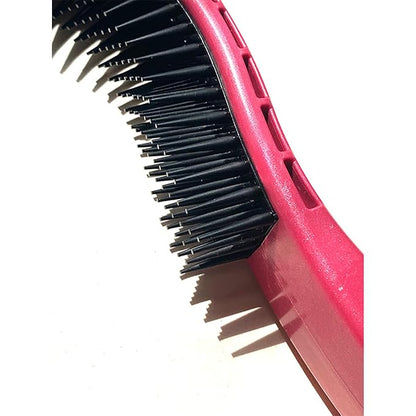 (Pink) Cat Brush is Designed for Comfort, Created for Results. This innovative grooming brush features multi contoured shapes that gently adapt to your cats body for a stress free grooming.