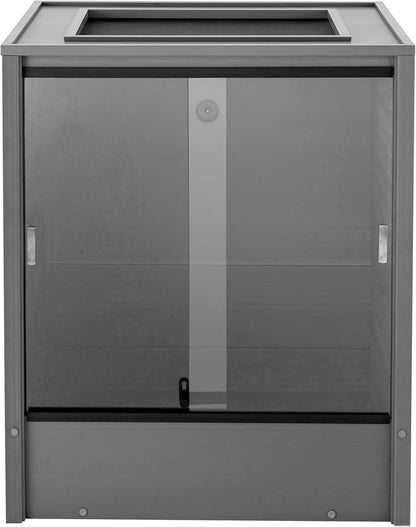 New Age Pet® Madagascar Vertical Reptile Lounge Habitat, (30" L x 24" W x 36" H) Arboreal Chameleon Cage Made with ECOFLEX®, Non-Toxic & Eco-Friendly Materials, Quick & Easy Assembly