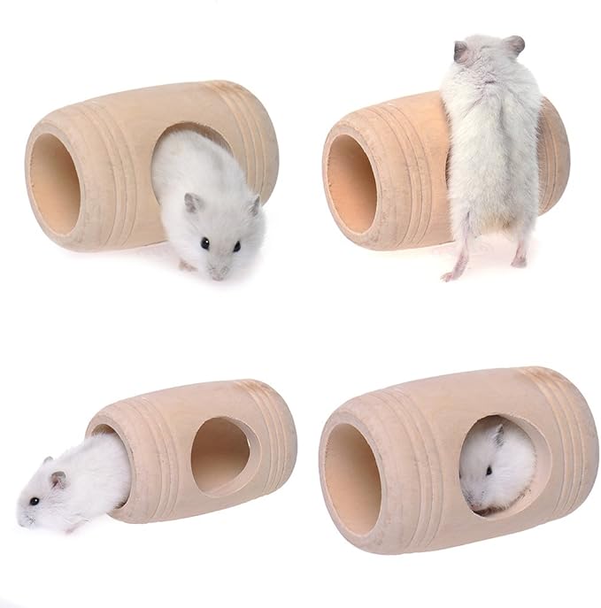 Litewoo Hamster Hideout Chewable Toys Wooden Accessories—— Tunnel