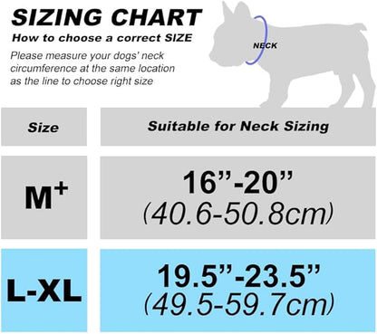 TSPRO Tactical Dog Collar, Adjustable, with Patch & Double Needle Metal Buckle, Heavy Duty for Large to Extra Large Dogs, Durable for Walking, Running, Hiking & Training (Green L-XL)